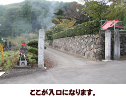 ここが入口になります。